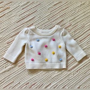 babyGap pompom sweater